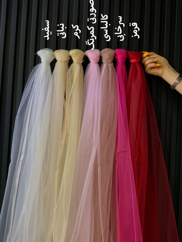 شال توری زنانه کد 604008 - Image 2
