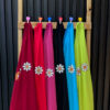 تیشرت طرح سه گل کد 432955 - Image 2