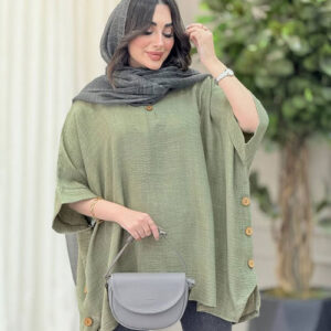 مانتو پانچی زنانه کد 447007